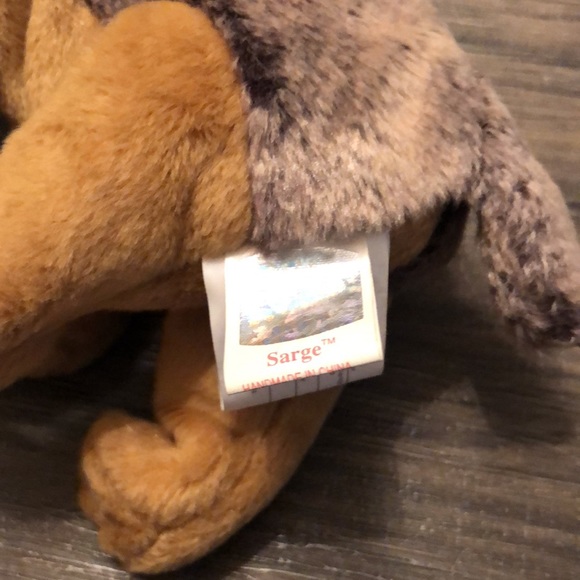 ty beanie baby SARGE german shepherd babies vintage 2000 Sarge beanie baby - Picture 6 of 7